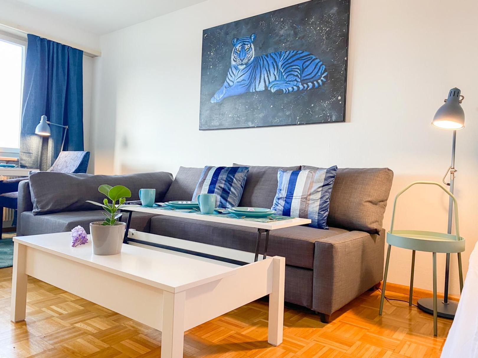 Special Blue Tiger Apartment Basel, Messe Kleinbasel 10-Star Basileia Exterior foto